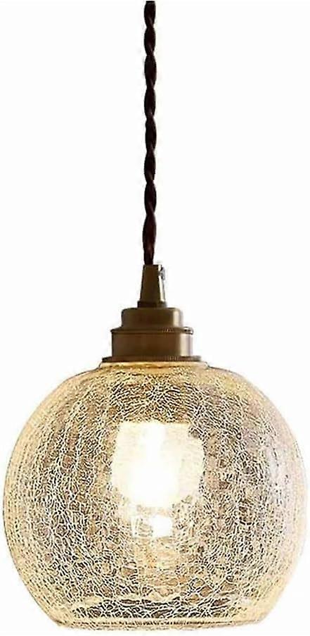 Modern Pendant Light with Adjustable Glass Shade for Kitchen Island and E27 Ceiling Fixture
