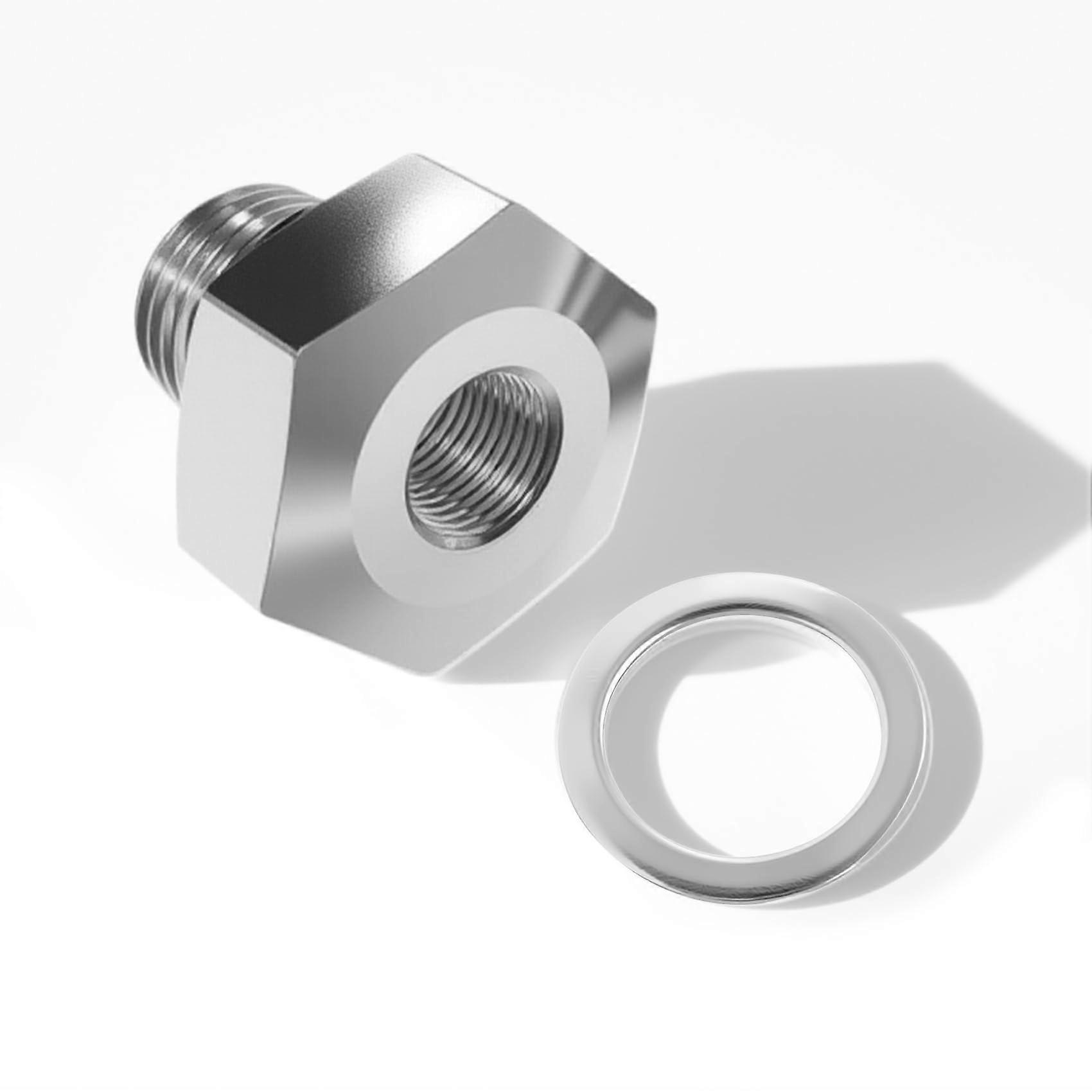 LS Oil Pressure Sensor Adapter M16 to 1/8 NPT for GM LS Engines LS1 LSX LS3 LeakProof Design