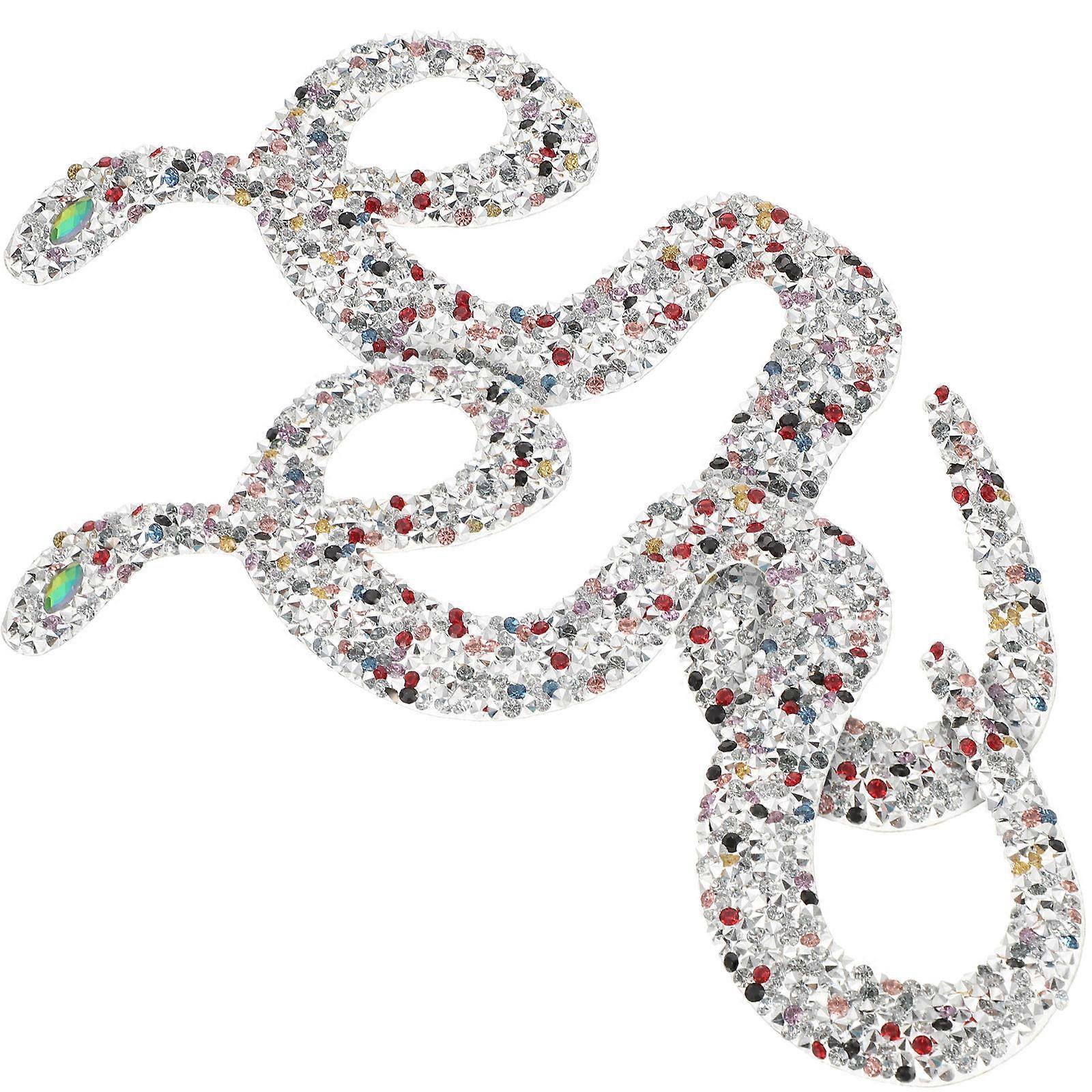 2Pcs Garment Back Patches Decorative Sewing Patches Coat Patches Decor DIY Embroidered Patches