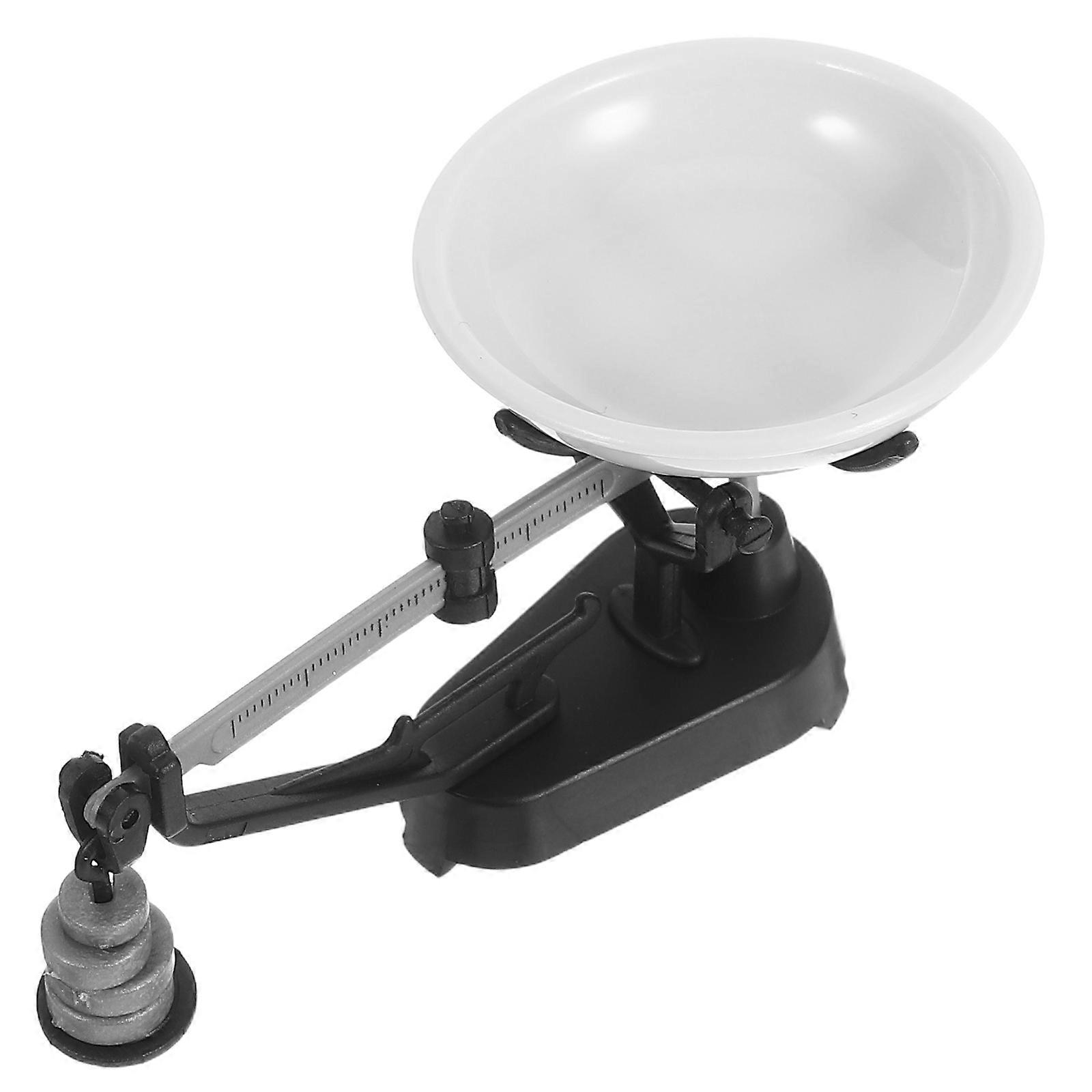 Tiny Retro Mechanical Balance Scale for Dollhouse Use