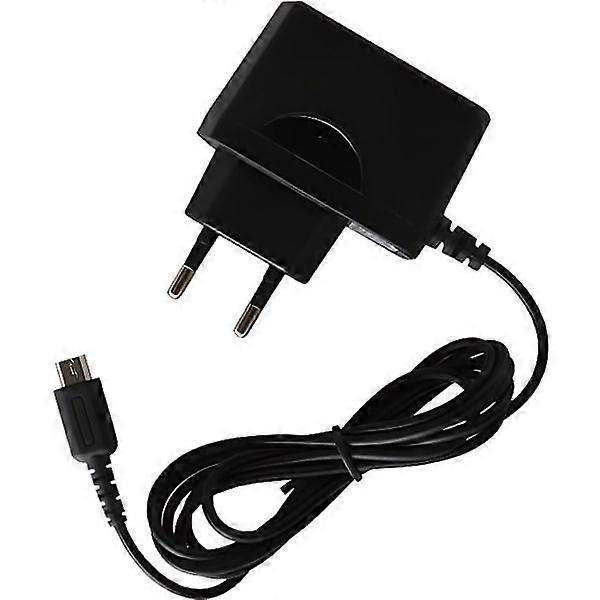 Power adapter - compatible with Nintendo - DS Lite - Black - Cable - Charging accessories