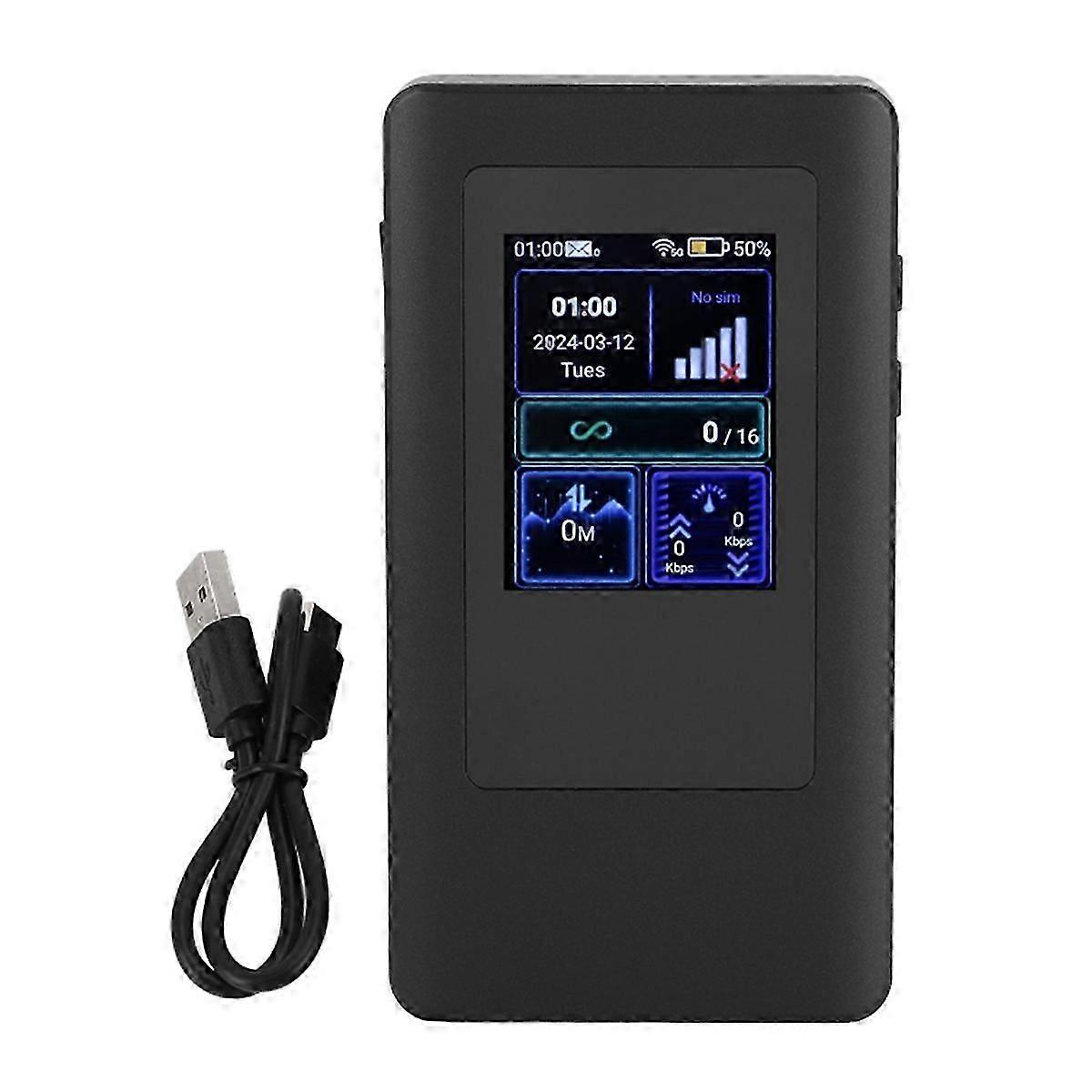 Mobile 5G Router 4400mAh Battery Supports 16 Connected Devices Low Latency High Speed Mobile Hotspot Router