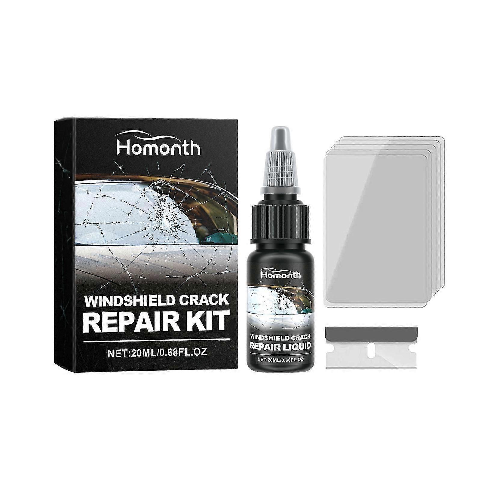 Windshield Crack Repair Kit - Nano Technology for Easy DIY, Clear Vision & Enhanced Glass Strength