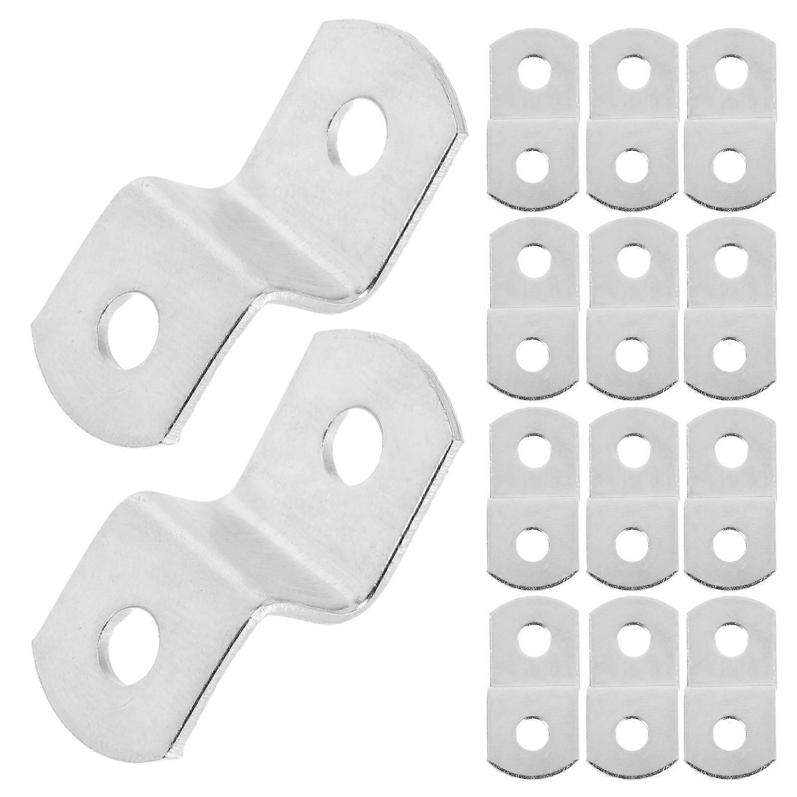 Deflection Angle Code Picture Frame Clips Silver for Framing Holder 50Pcs