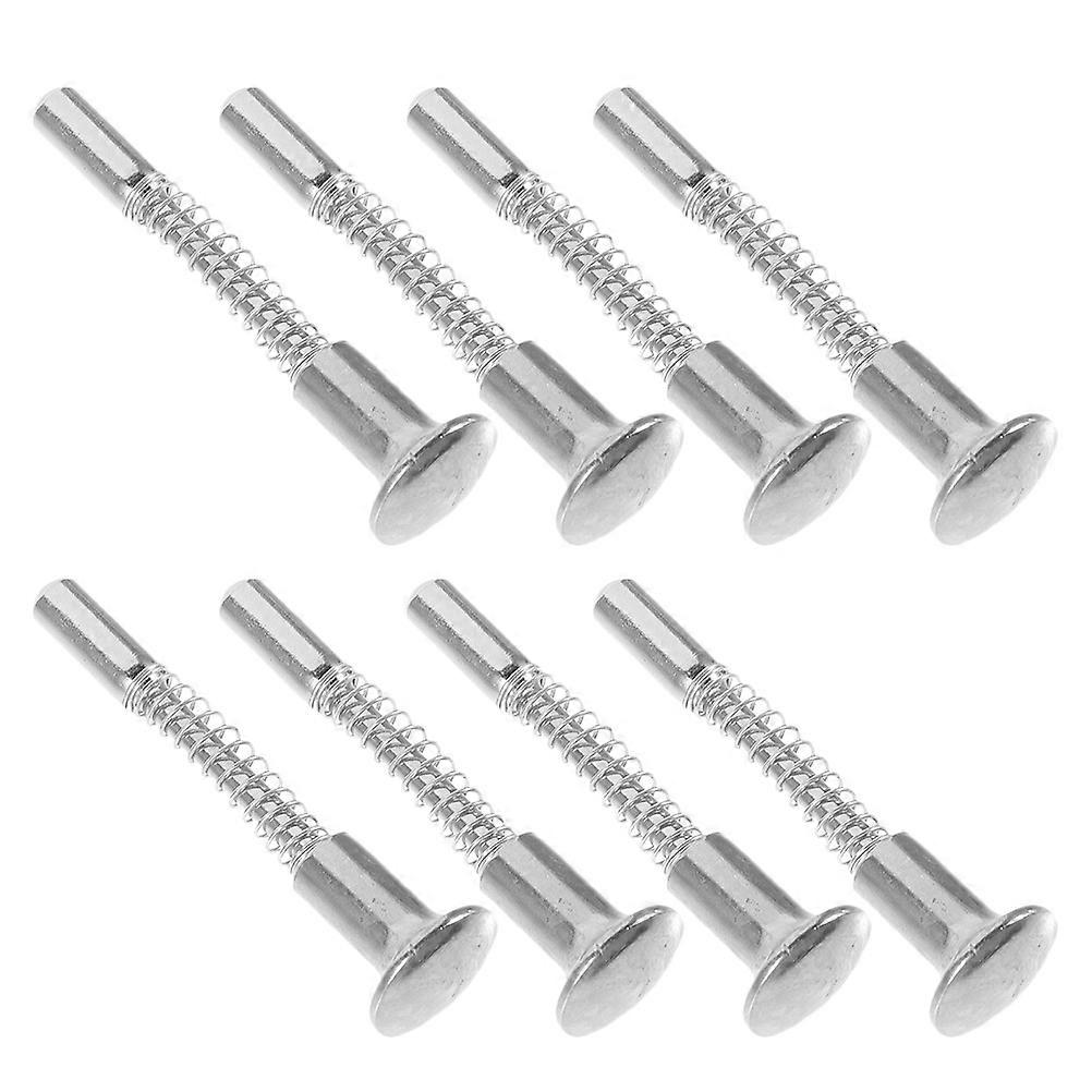 Worgeous 6pcs Crib Latch Window Screen Plunger Pin Replacement Spring Loaded Latch for Repair Kit