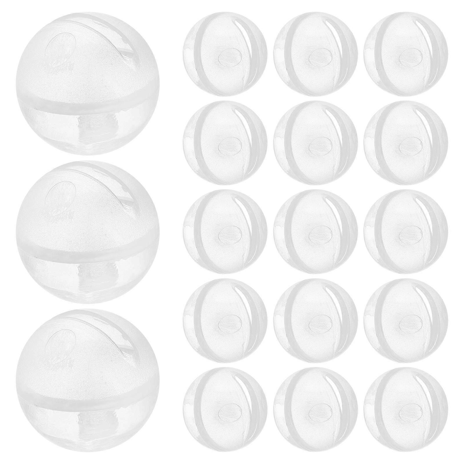 Rattle Toys Clear 30Pcs Rattle Box for Noise Maker Insert Baby Toys