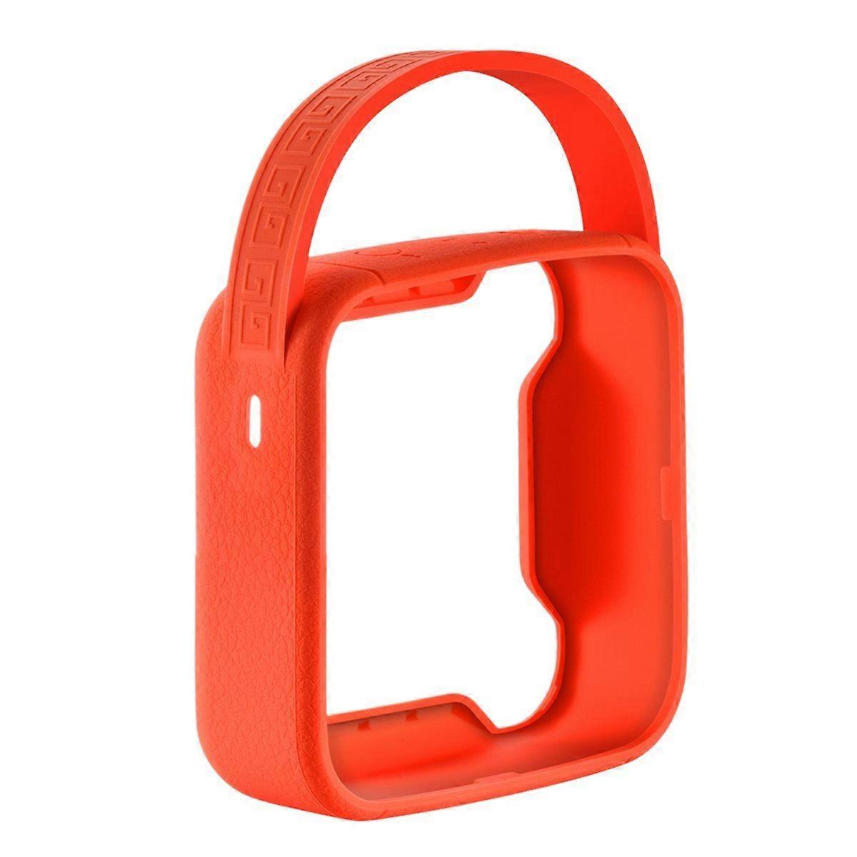 For Speaker Silicone Case Shock Absorbing Speaker Case Anti Scratch Bluetooth Speaker Case Orange