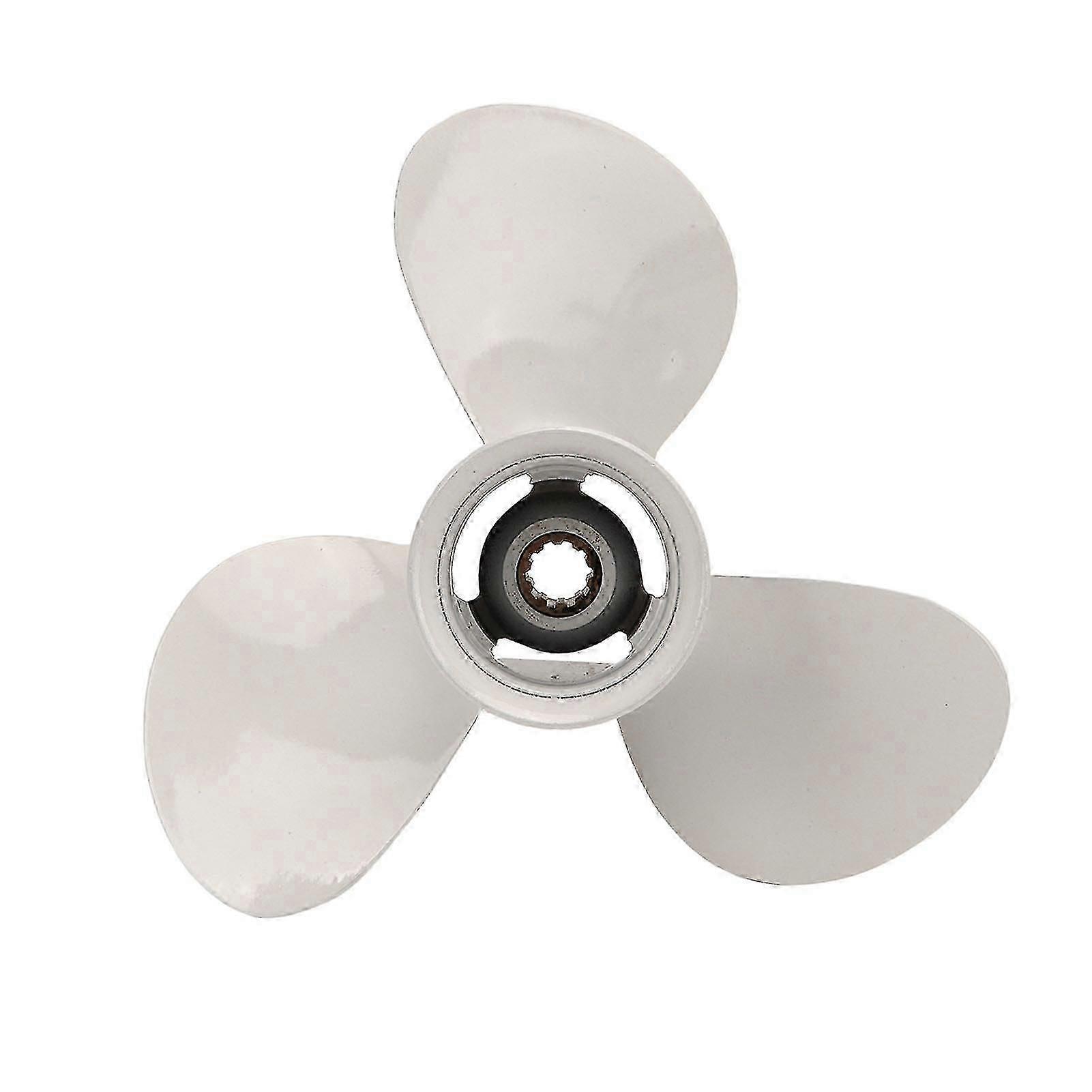 Aluminum Alloy Outboard Propeller Replacement compatible with 20-30HP Outboard Engine