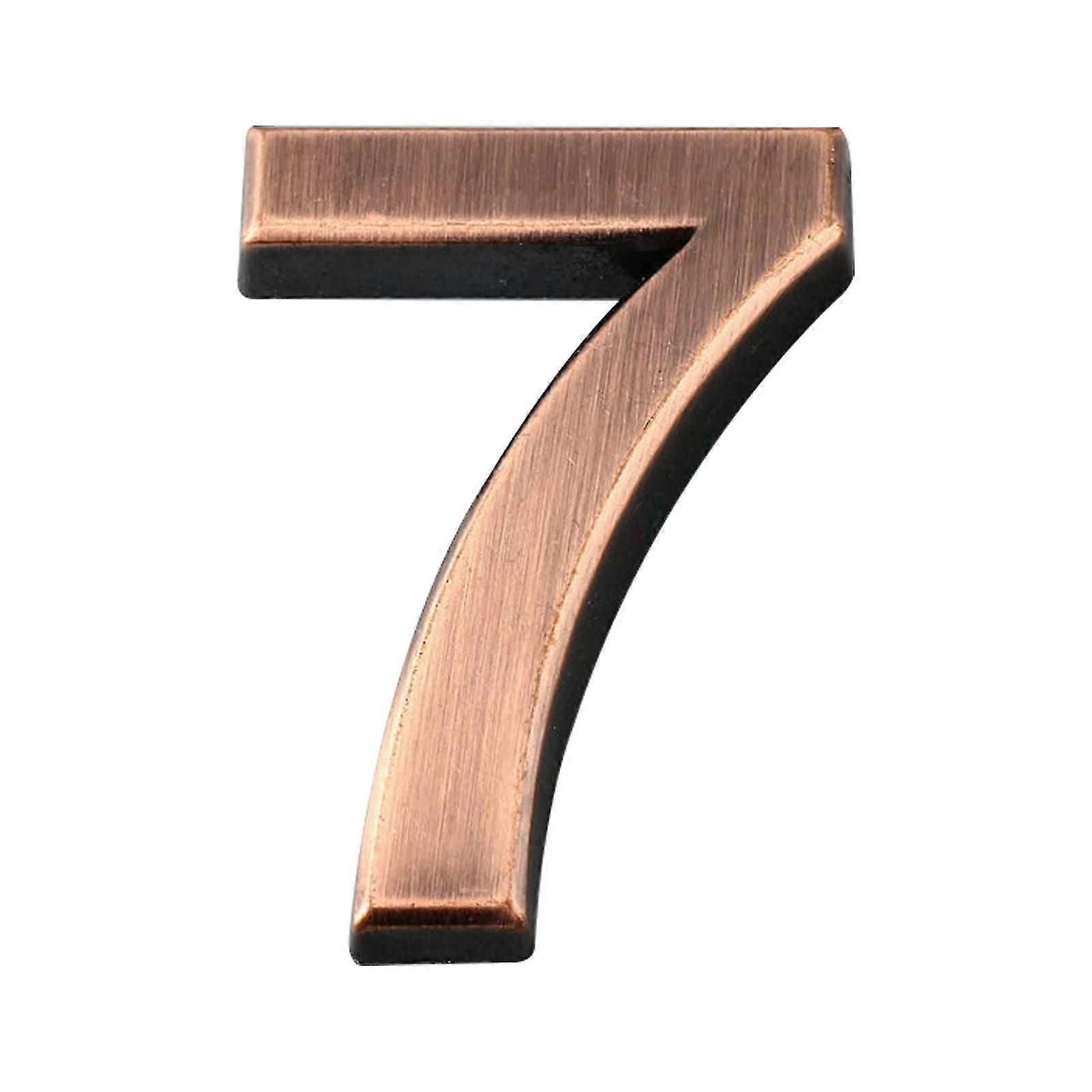 Nummerskilt Selvklebende rustsikre Abs 3d 0-9 Postkassenumre for hjemmet