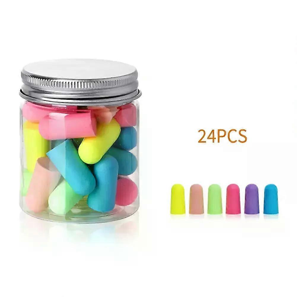 Bouchons d'oreilles insonoris��s pour hommes et femmes, 24 pi��ces, Anti-ronflement, r��duction du bruit, aide au sommeil en voyage