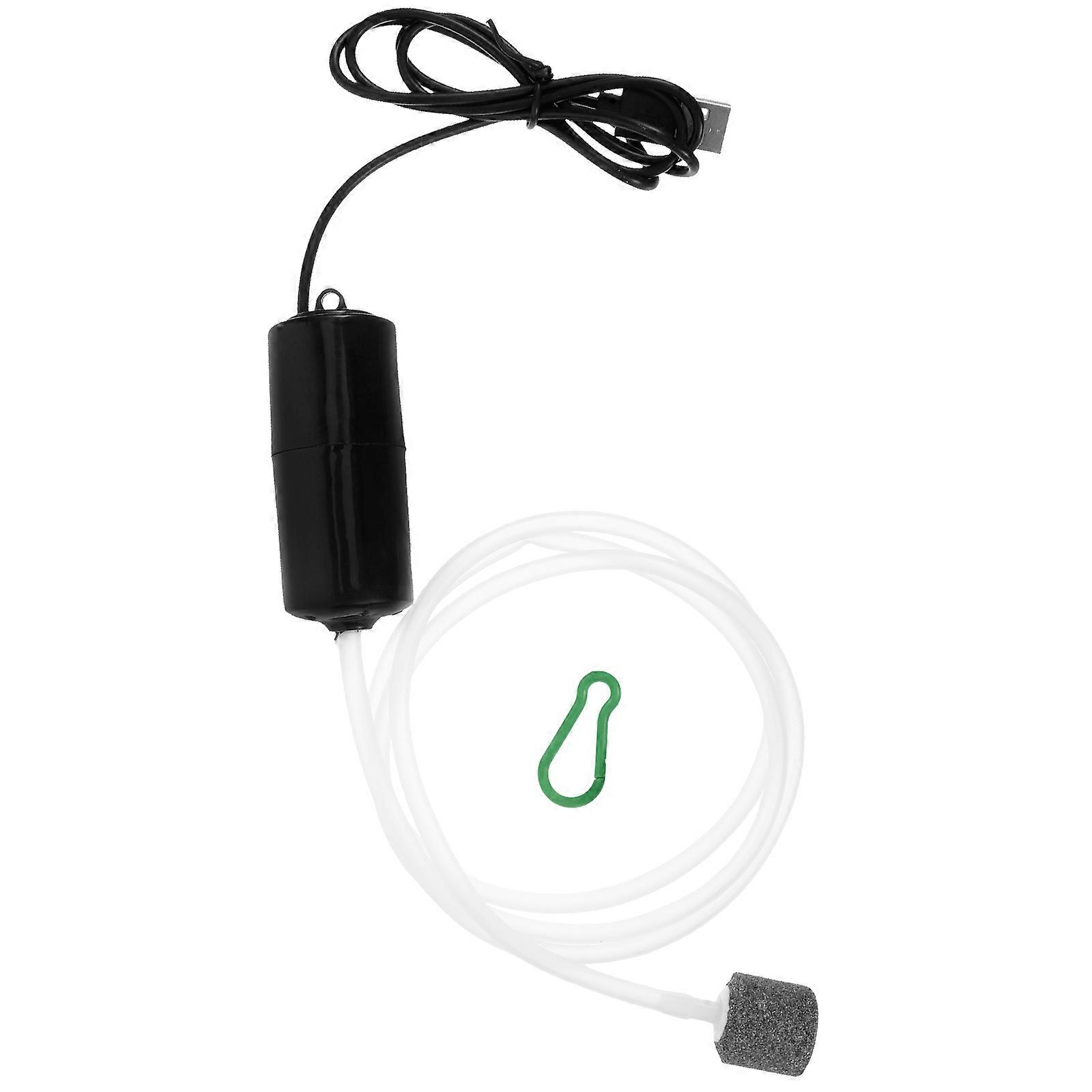 Fish Tank Pump 2Pcs Multi Functional USB Powered Low Noise Operation Suitable For Office Aquatic Environment Maintenance