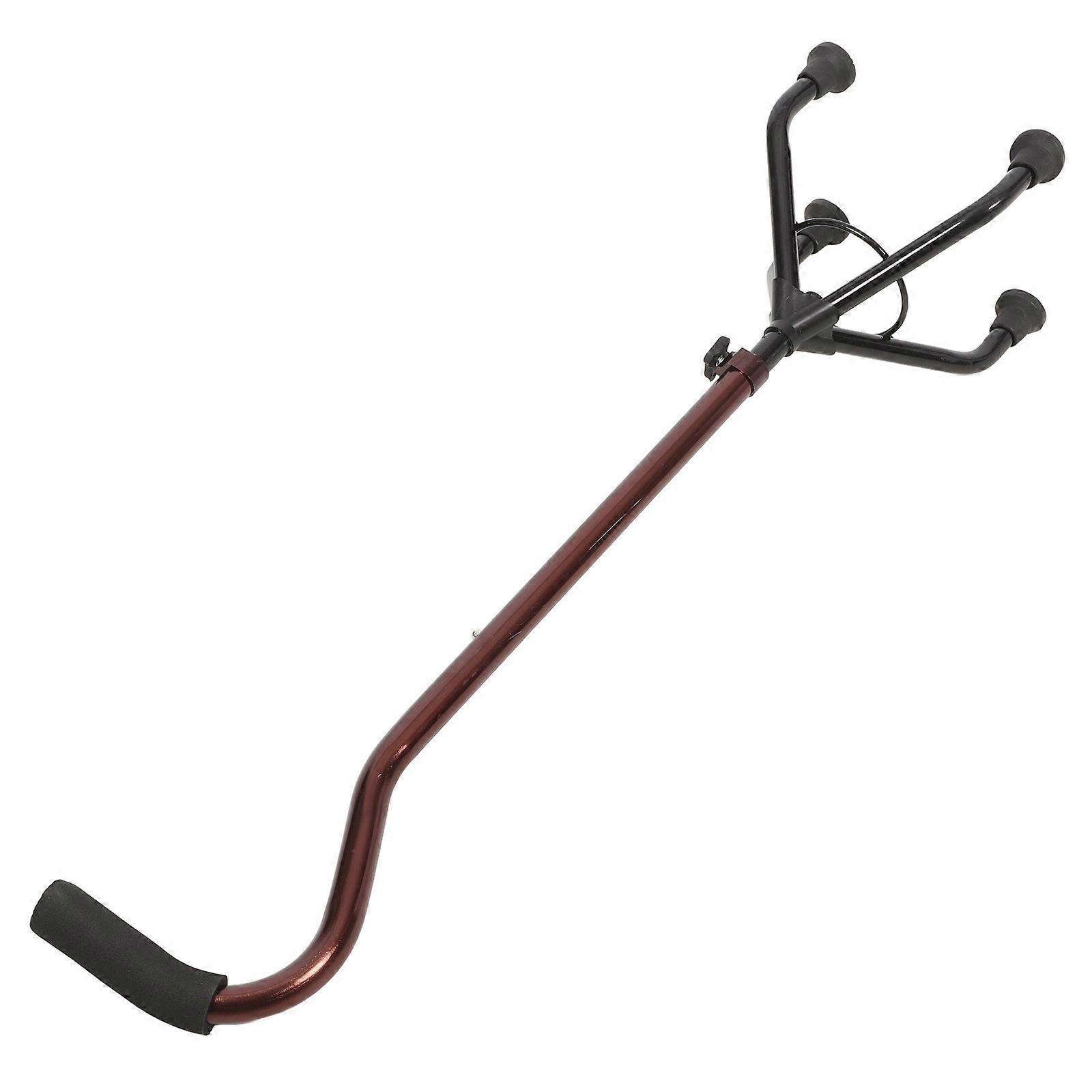 Adjustable Walking Cane Multi-Function Hiking Stick for Outdoor Use