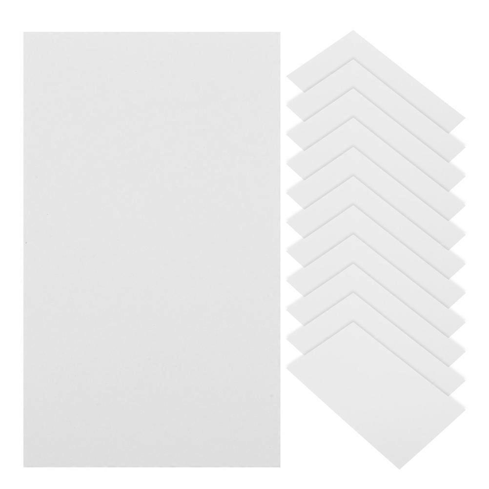 Blank Index Cards Paper for Notes 100Pcs White Small Notepad for Study
