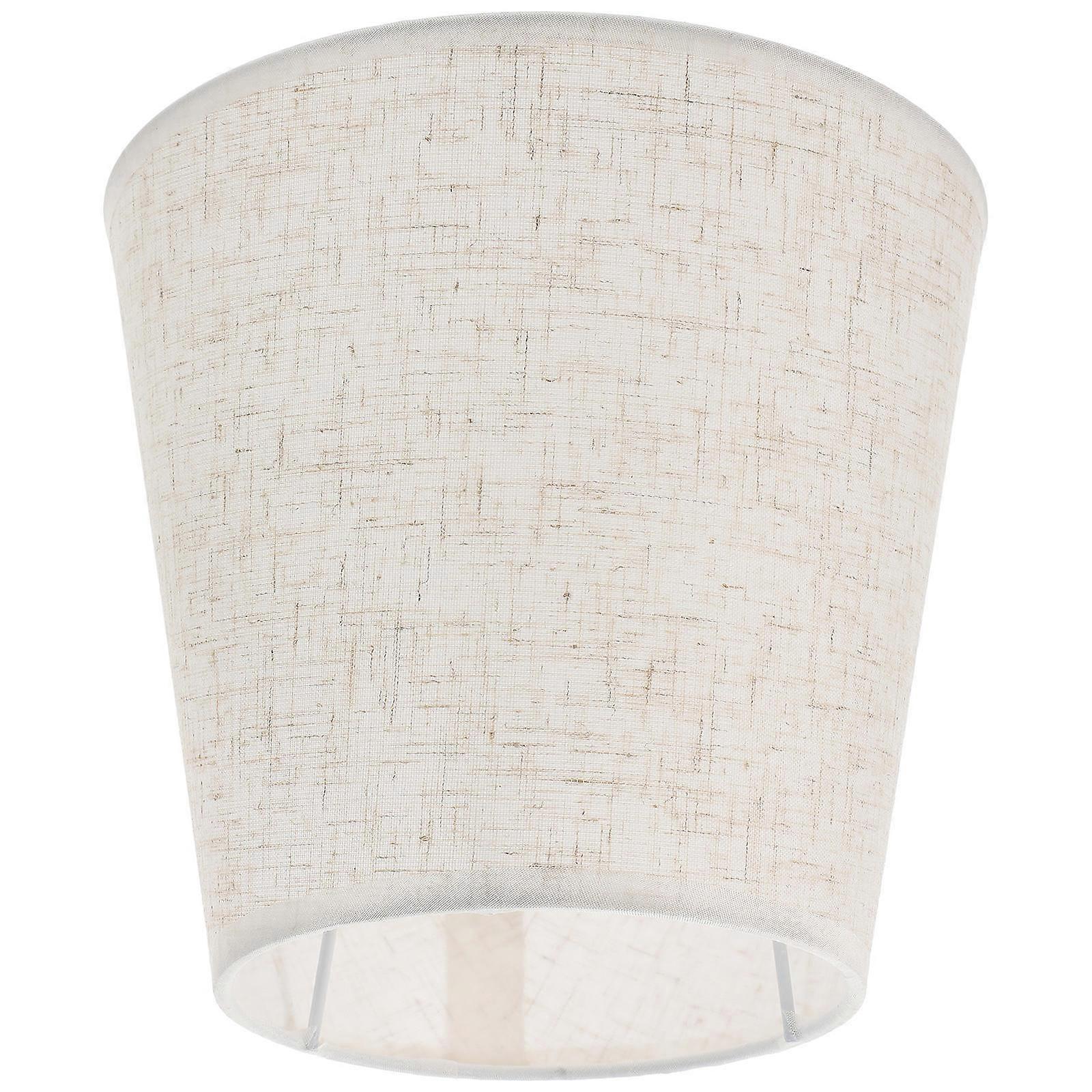 Beige Fabric Lamp Shade for Table Lamp Cover E27 Socket Included