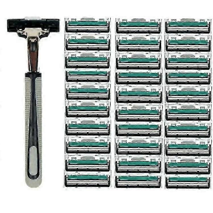 Shaving razor with 30 interchangeable blades (BIG-PACK) 25-26