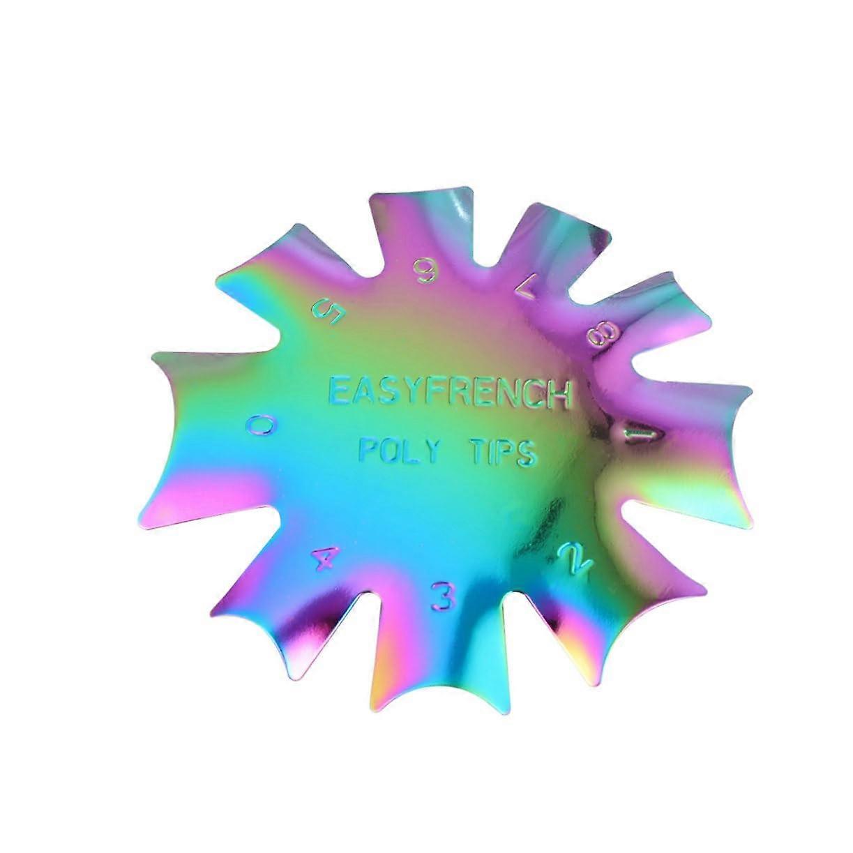 Crystal Stainless Steel Nail Art Stamping Plate Stencil with Precise Pattern Guide for Manicure