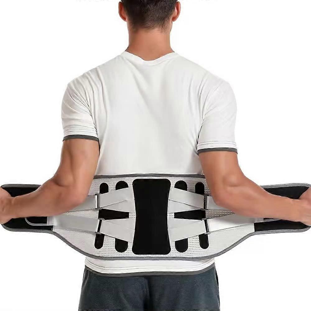 Back Brace for Lower Back Pain Relief with Adjustable Lumbar Support Belt for Sciatica XL Black