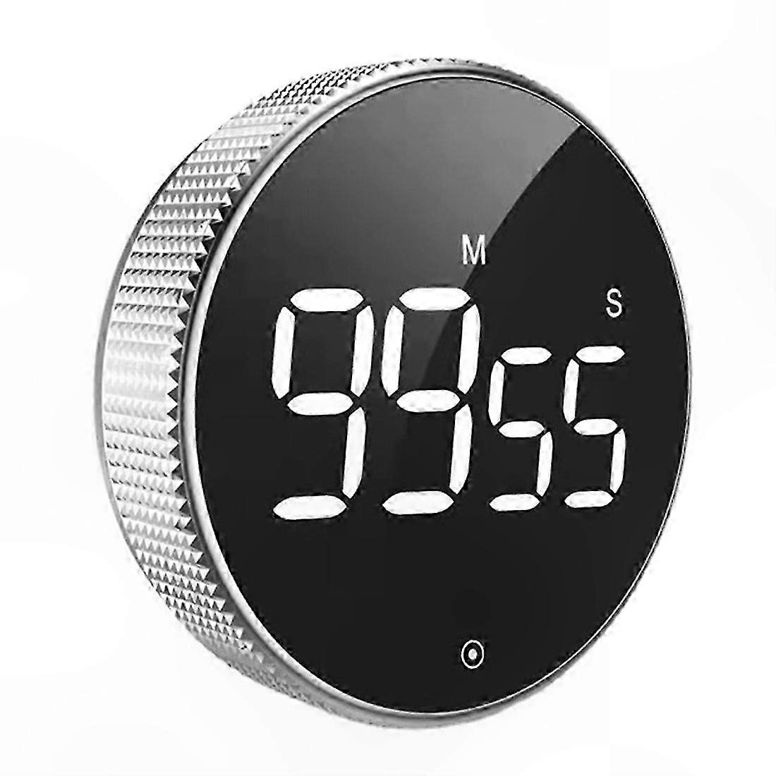 LED Countdown Timer with Magnetic Backing for Kitchen, Study, and Shower Use