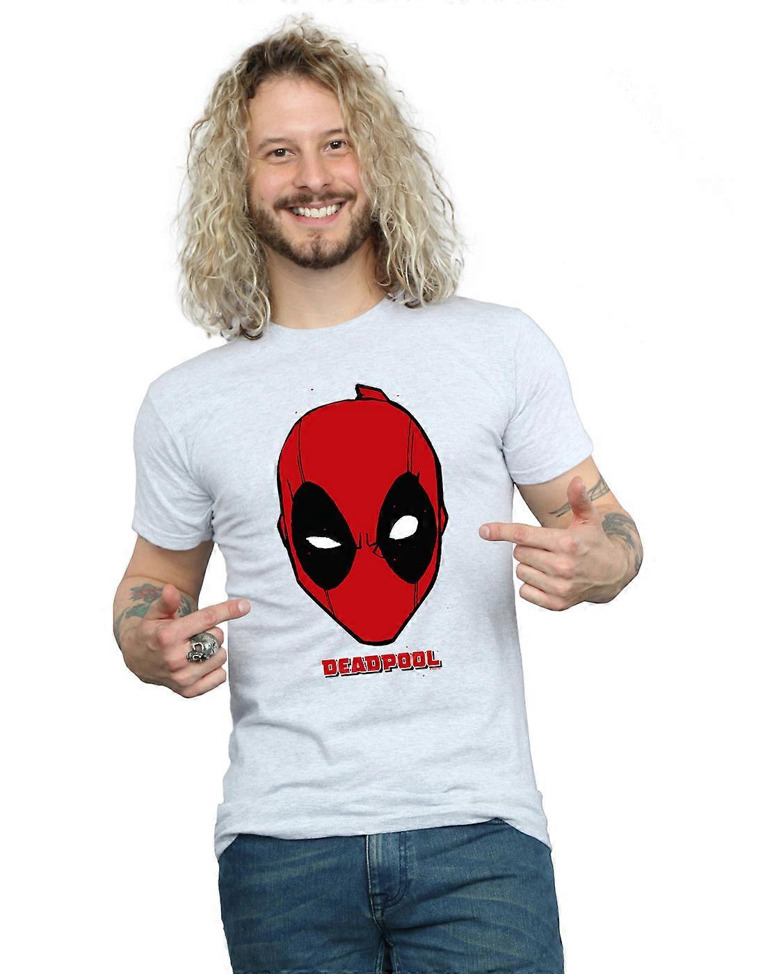 Marvel Men's Deadpool Mask T-Shirt
