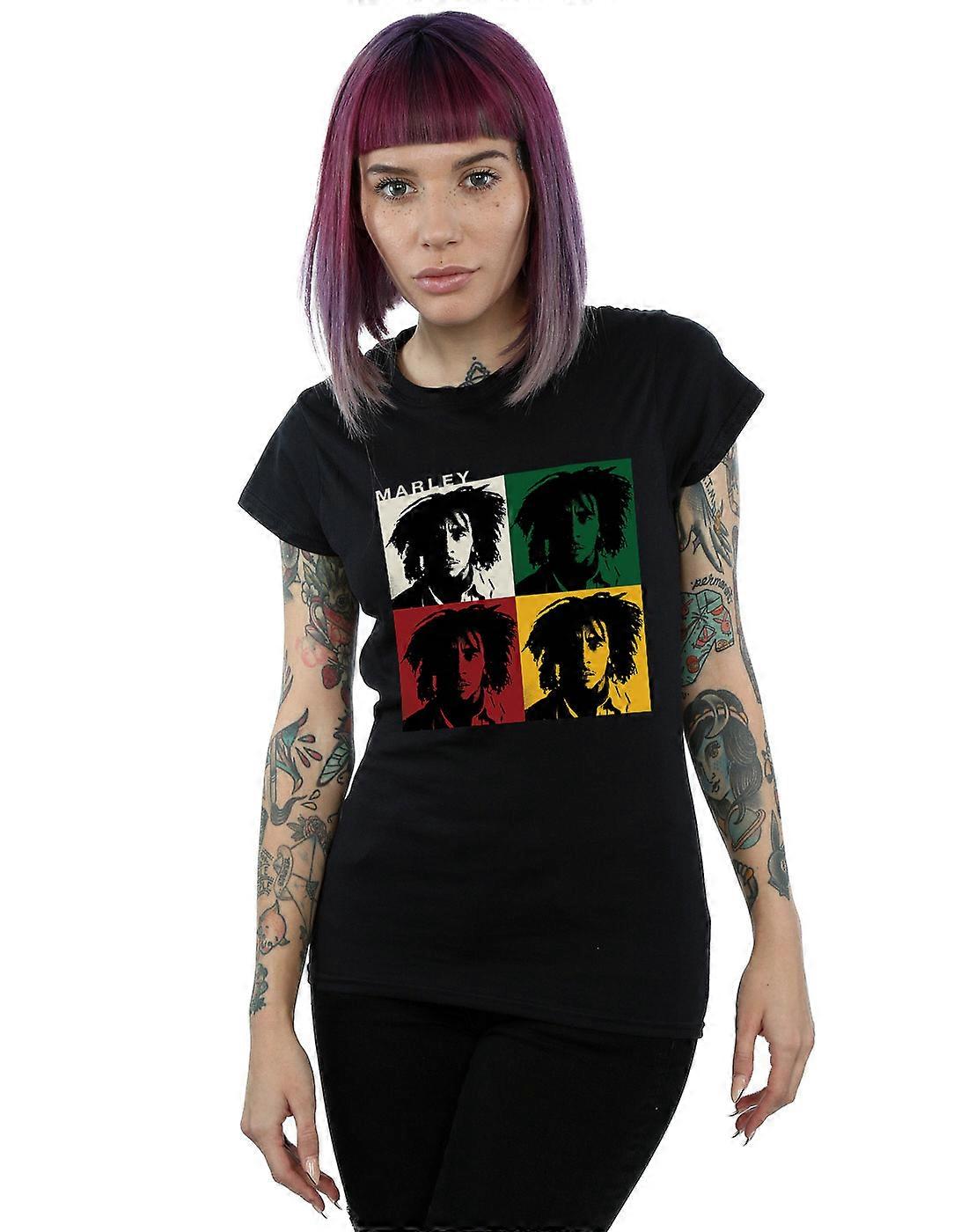 Bob Marley Women's Colour Blocks T-Shirt