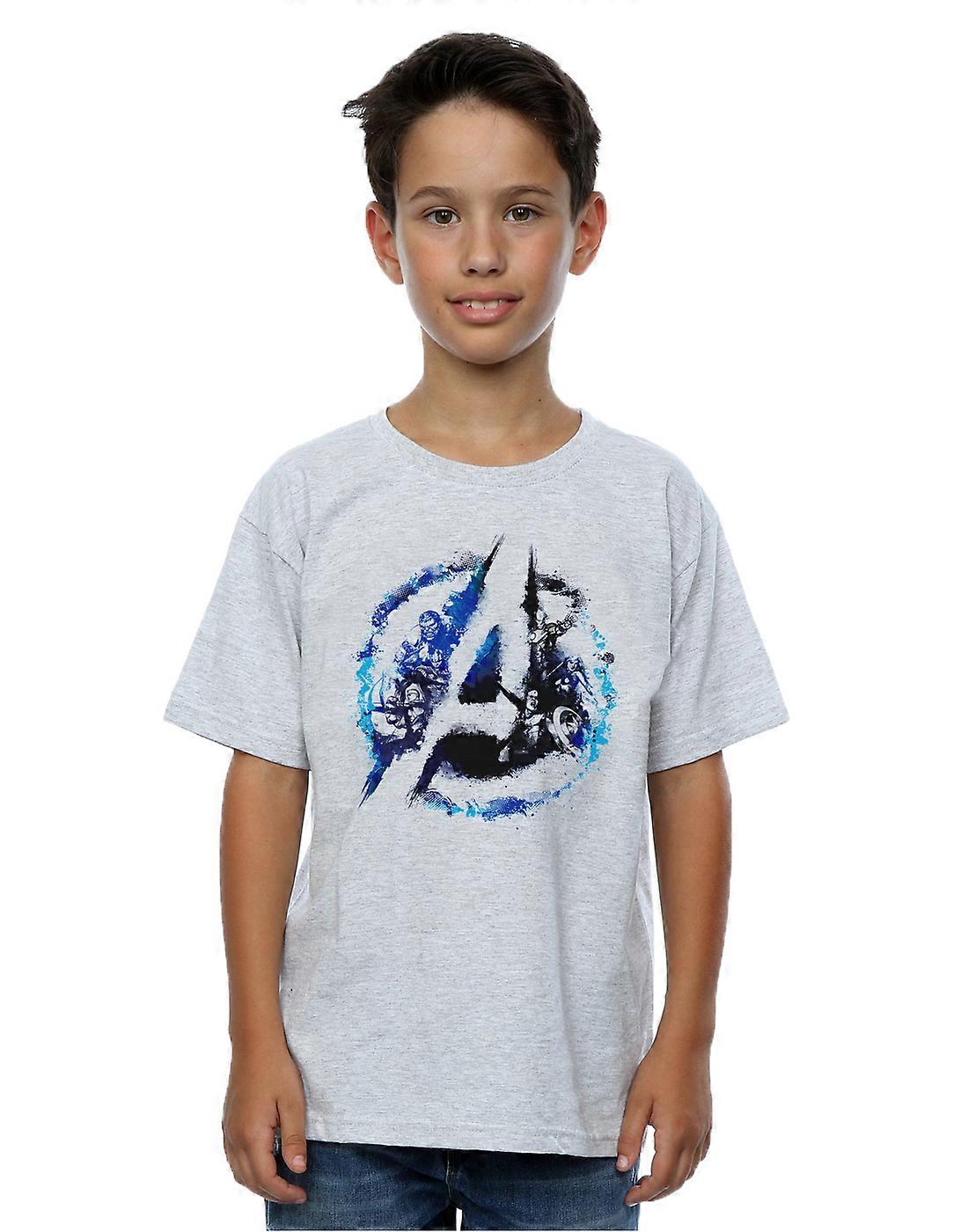 Marvel gutter Avengers blusset Logo t-skjorte