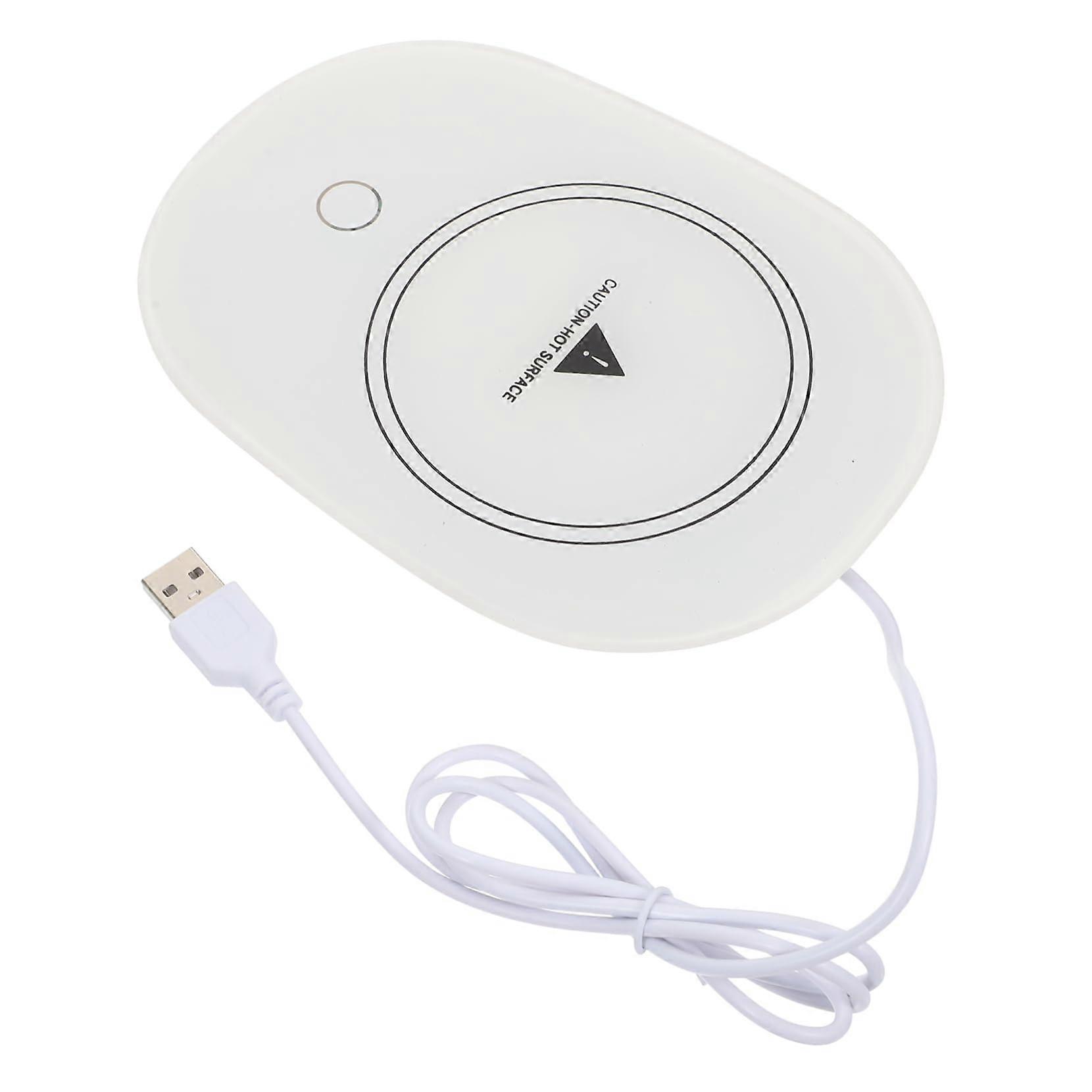 USB Coffee Mug Warmer with Constant Temperature Heating, USB Powered for Desk, Home and Office