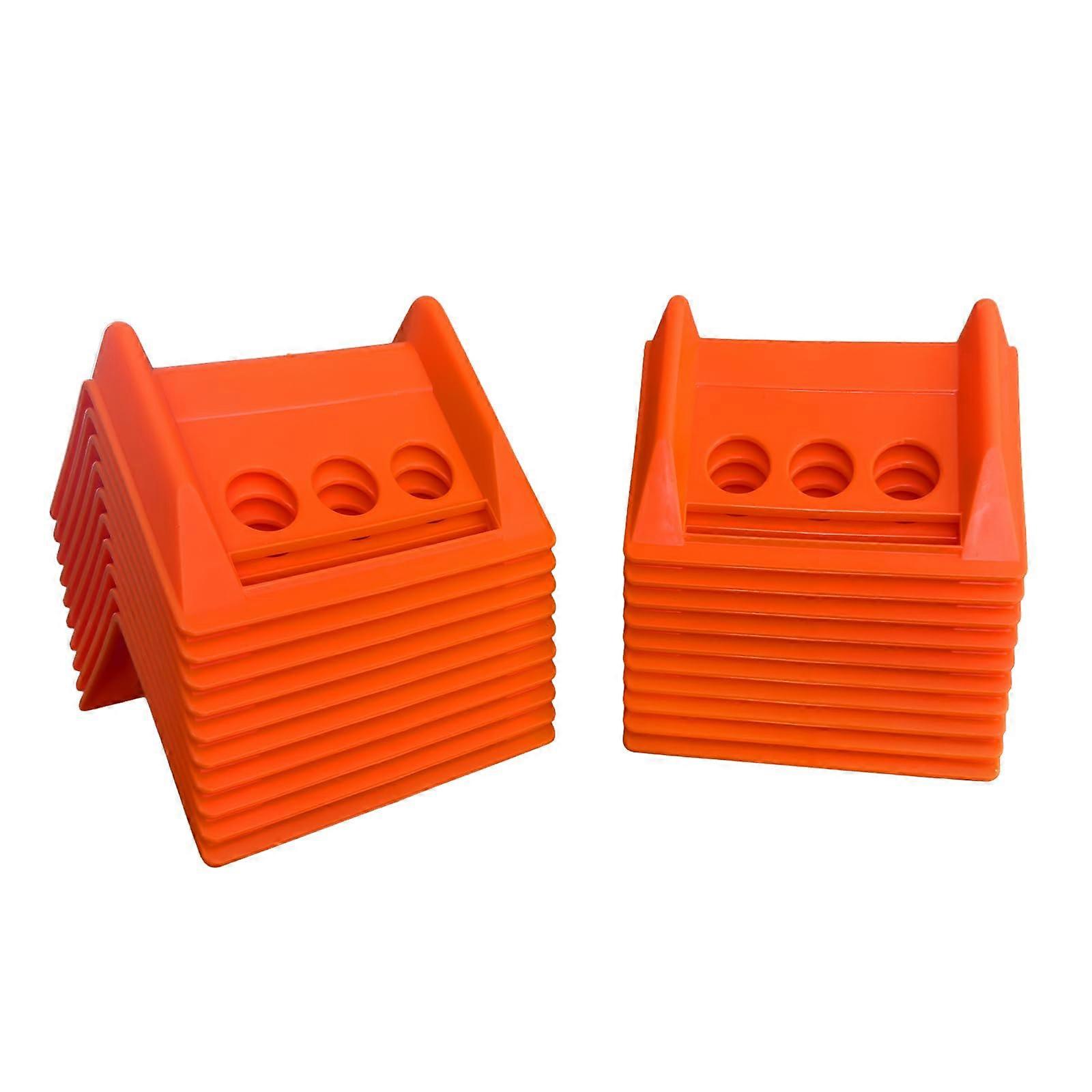 20 Pack Flatbed Edge Protectors for 4 Inch Straps, Heavy Duty Plastic Guards for Cargo Securing