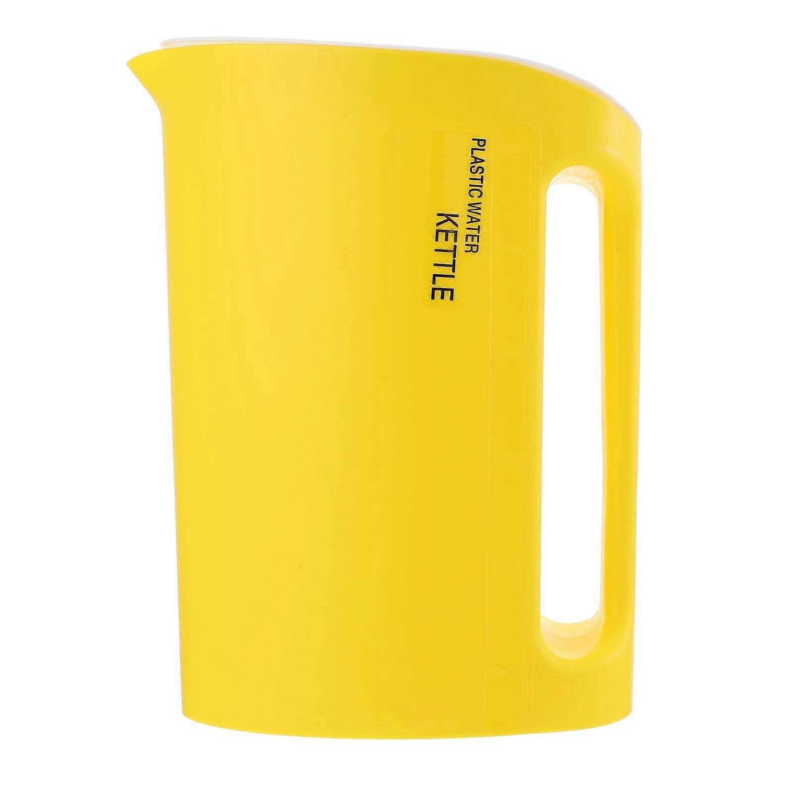 Large 2200ml Plastic Water Pitcher with Lid for Hot and Cold Drinks Kitchen and Dining Use