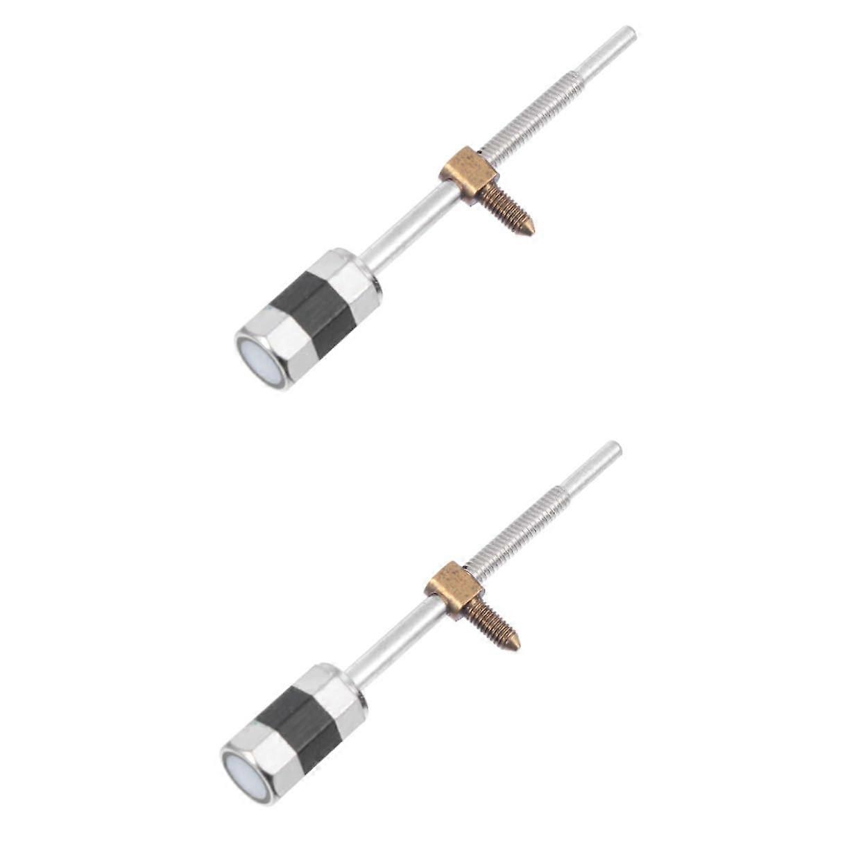 Violin Bow Screw Replacement Set 2pcs Durable Copper Parts for 4/4 3/4 Violins Easy Install