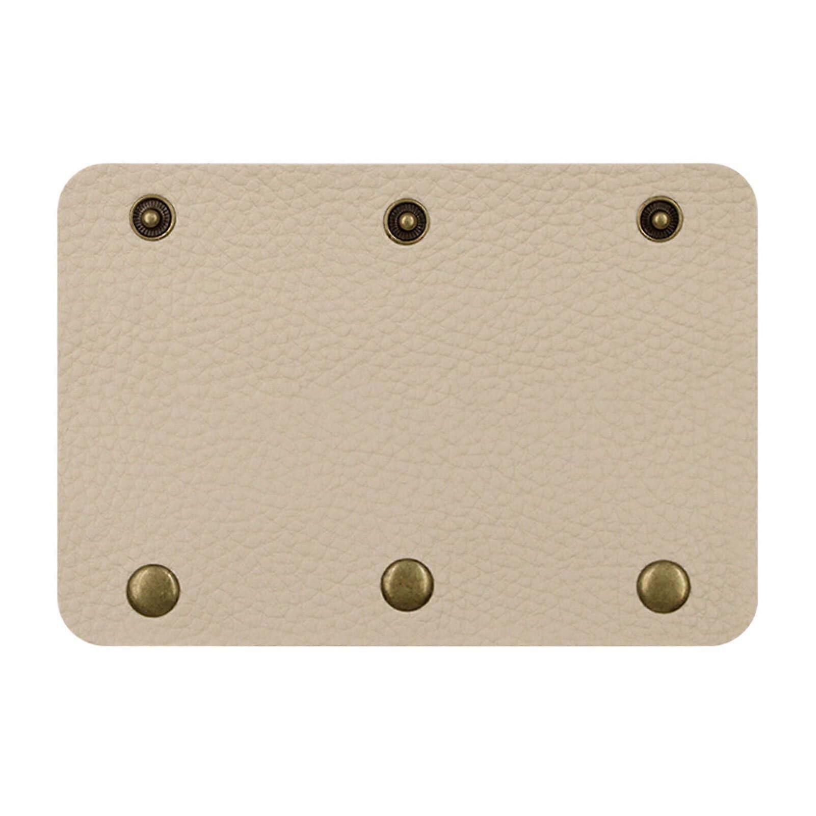 Luggage Handle Replacement PU Leather with Tower Buckle PressureRelief Grip White