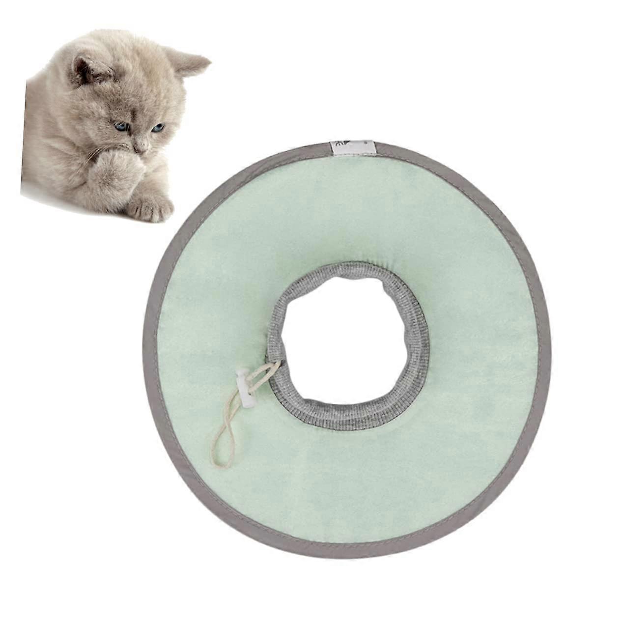 Soft Adjustable Cat Recovery Collar for Kittens  Lightweight Comfortable PostSurgery Protection