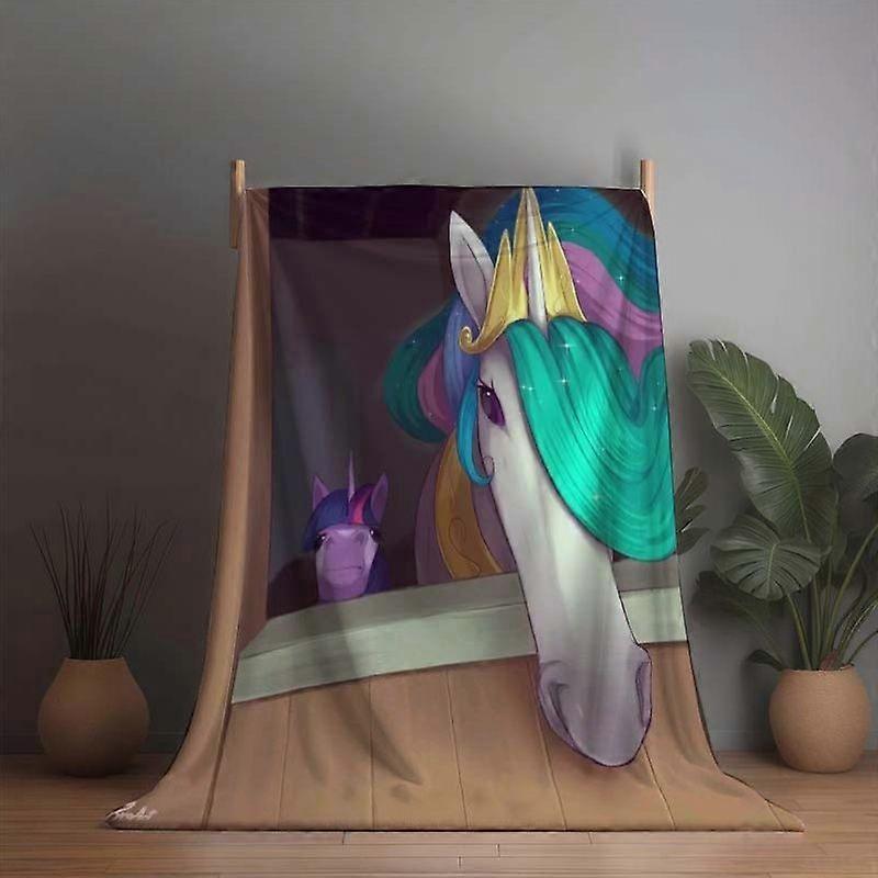 Unicorn Exploring Window Themed Bedding Set Soft and Comfortable for All Seasons