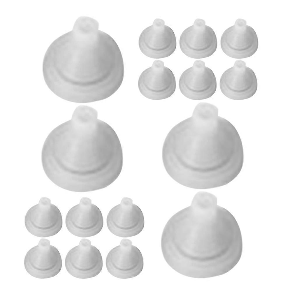 Shower Head Silicone Nozzles Replacement Set for Shower Head 50Pcs White