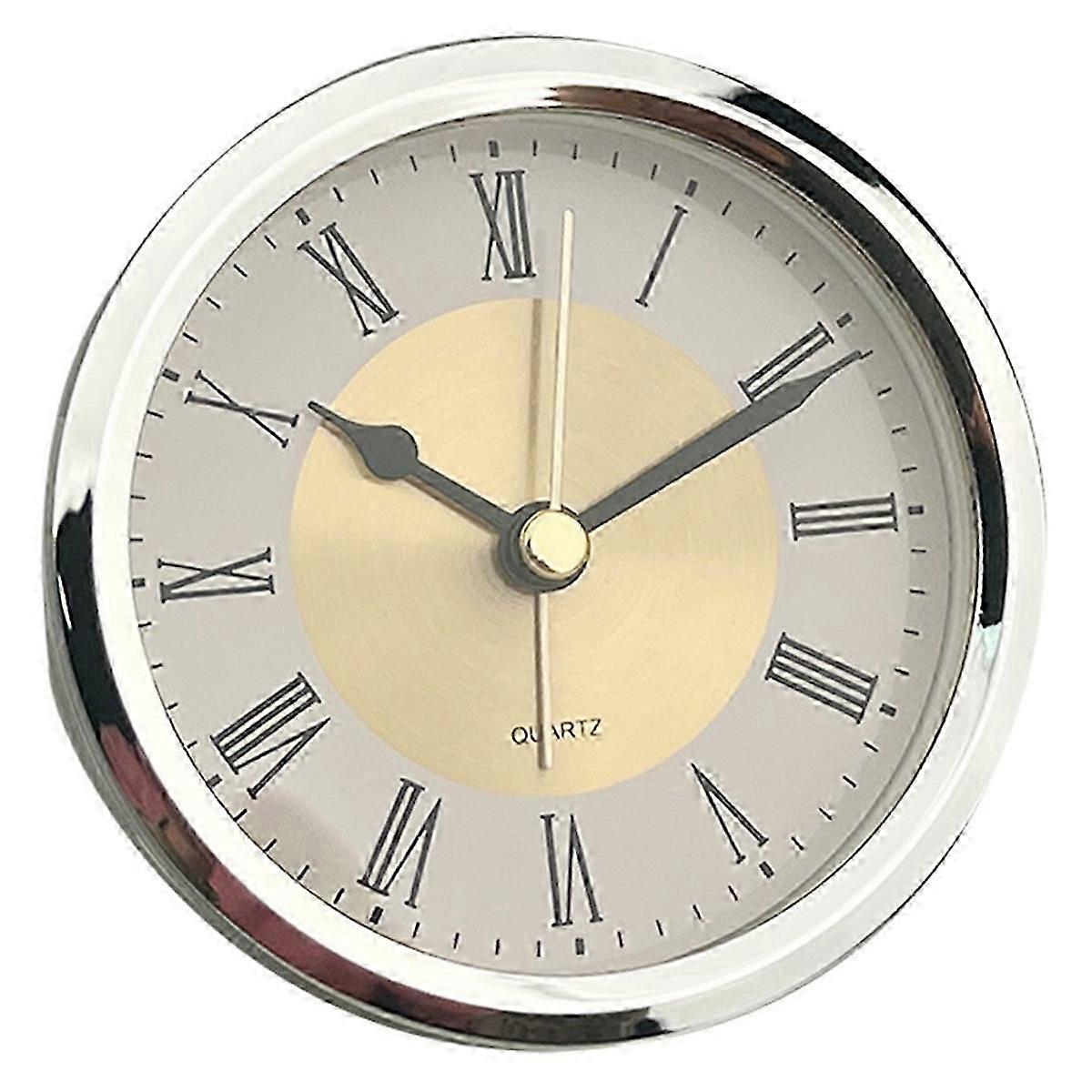 DIY Clock Insert Quartz Clock Insert Battery Powered Mechanism Precise 89MM Diameter Reliable Quartz Movement Accessory