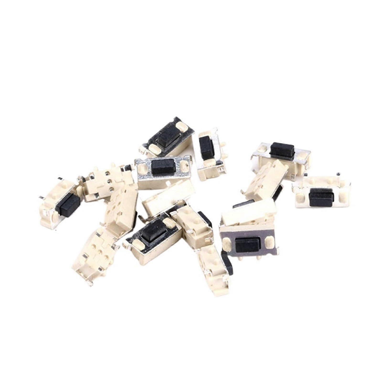 100pcs 3x6x3.5mm SMD Tactile Switch for Electronics  MP3 MP4 Tablet Clear Feedback