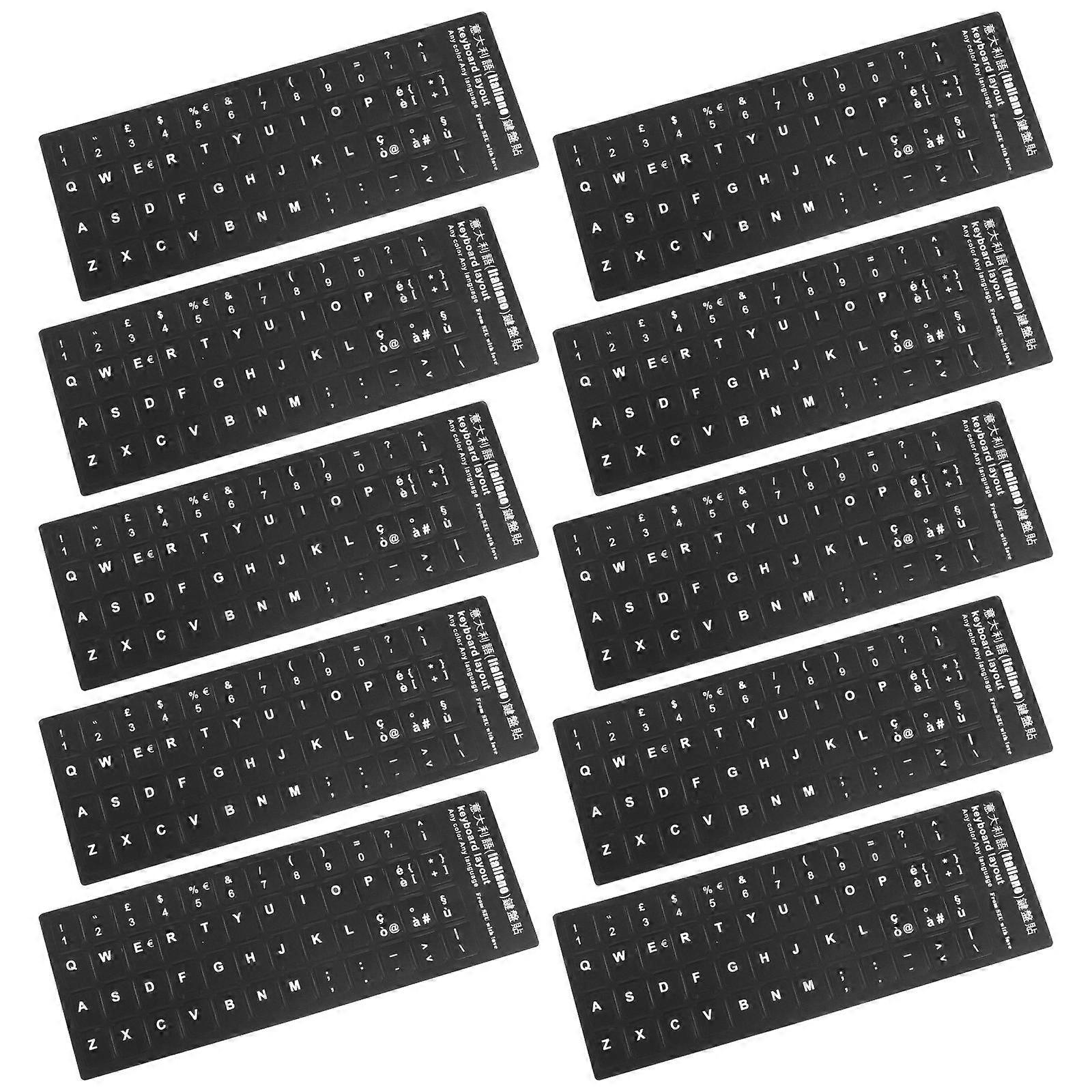 Replacement Keyboard Skin PVC Keyboard Skin for Protection 10Pcs