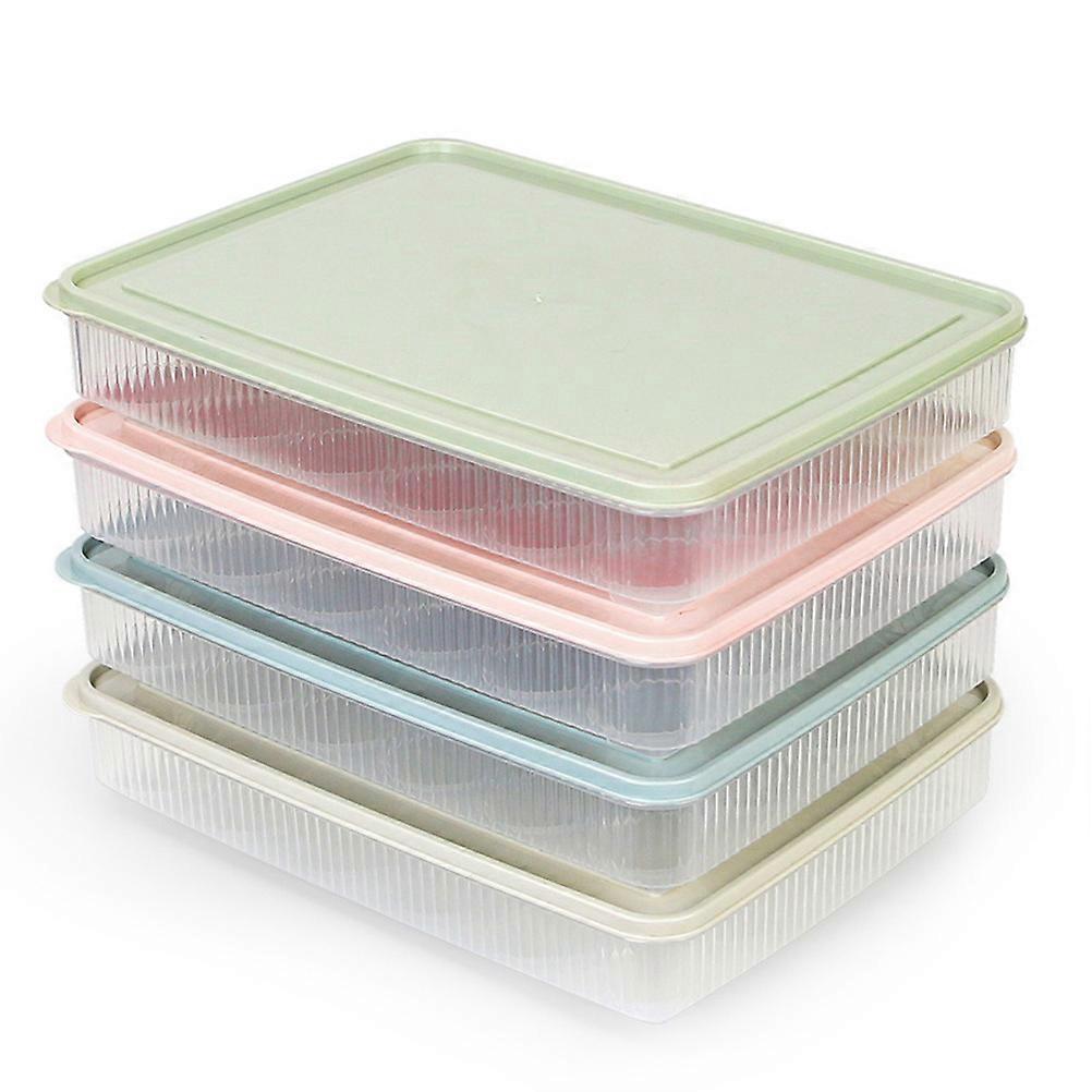 Egg Holder Transparent Shockproof Container for 24 Eggs Pink Storage Box