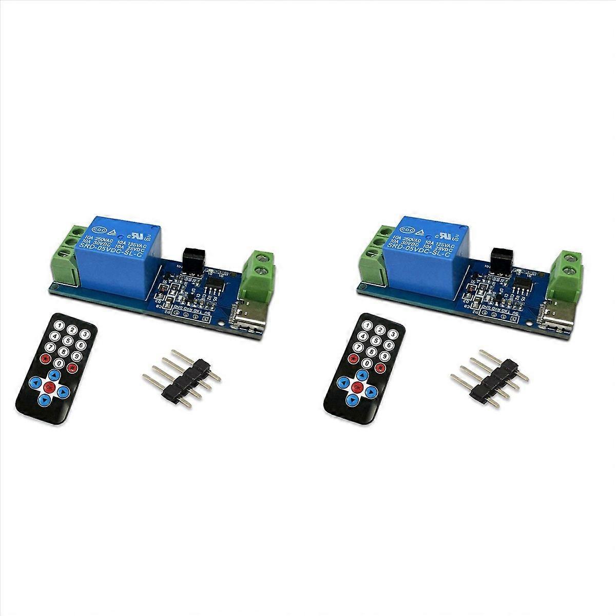 Infrared Remote Control Single Relay Module Self-Locking Tapping