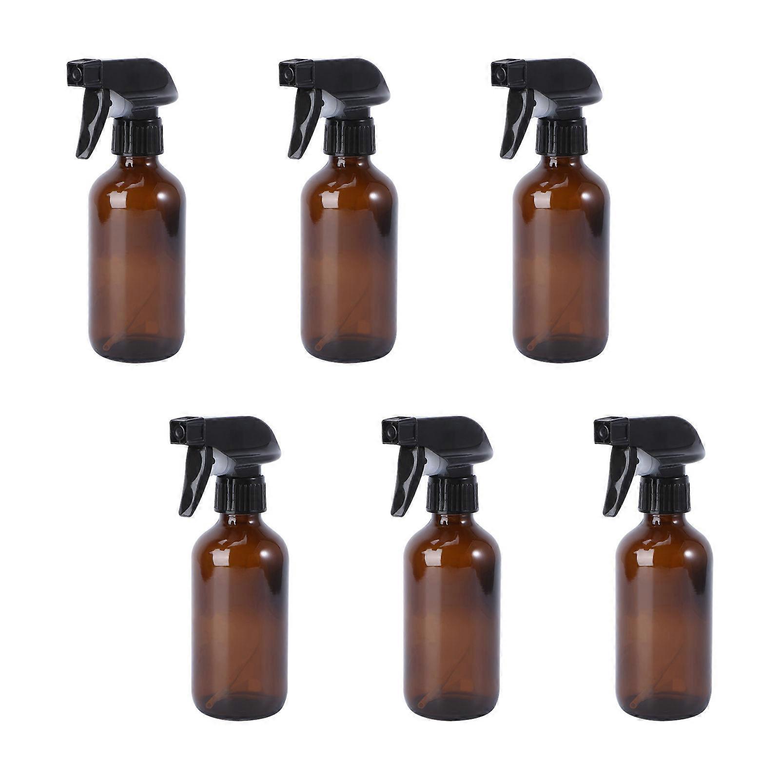 Glass Sprayer Spray Bottles for Spraying 18Pcs Refillable Brown Container Set