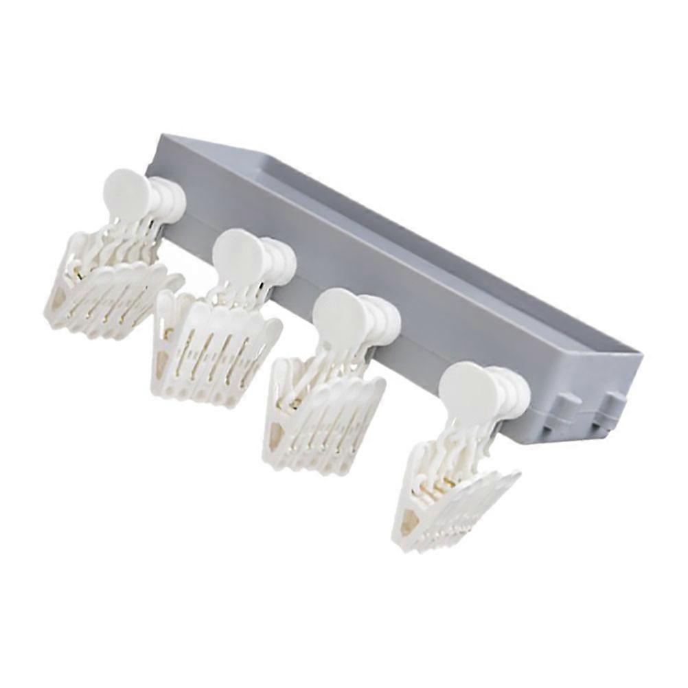 Clothes Drying Hangers Multi-Functional Rack Grey Waterproof Rust-Proof 1Set
