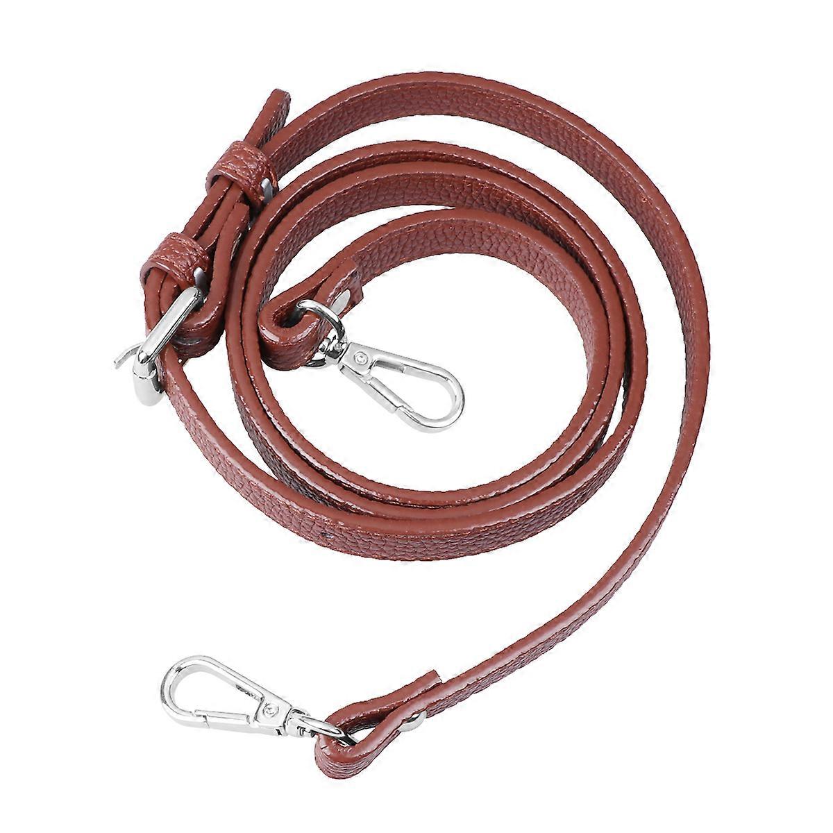 Adjustable Bag Strap Replacement for Shoulder Bag with Silver Buckle