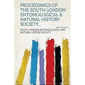 Proceedings of the South London Entomological and Natural History Society Volum 1918–19