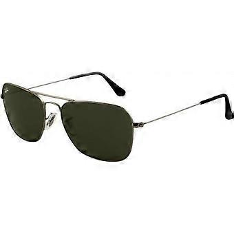Óculos de Sol - RAY BAN - Caravan RB3136 - Cinza - Lentes Minerais Cat3 - Estilo Aviador