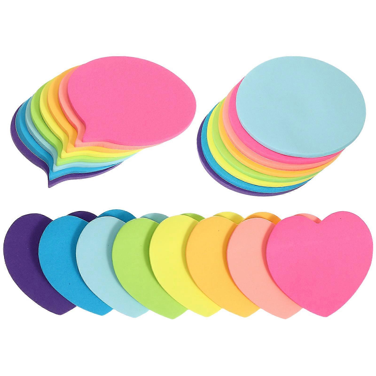 Sticky Mini Notebook Assorted Color Paper for Office 2Pcs with 24 Pads