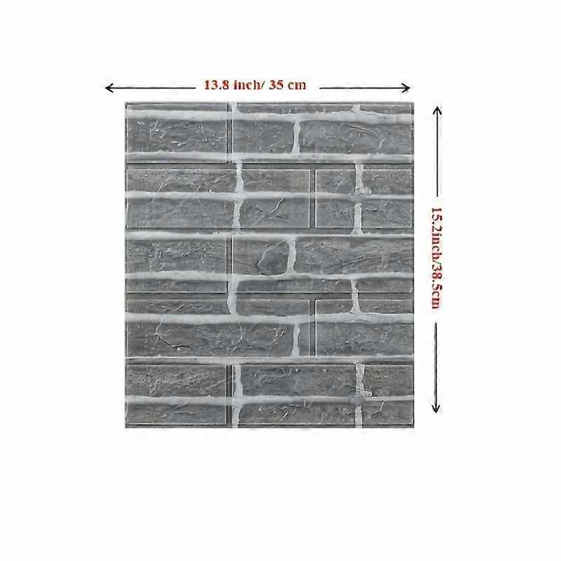 3D Wall Sticker Brick Pattern Wallpaper