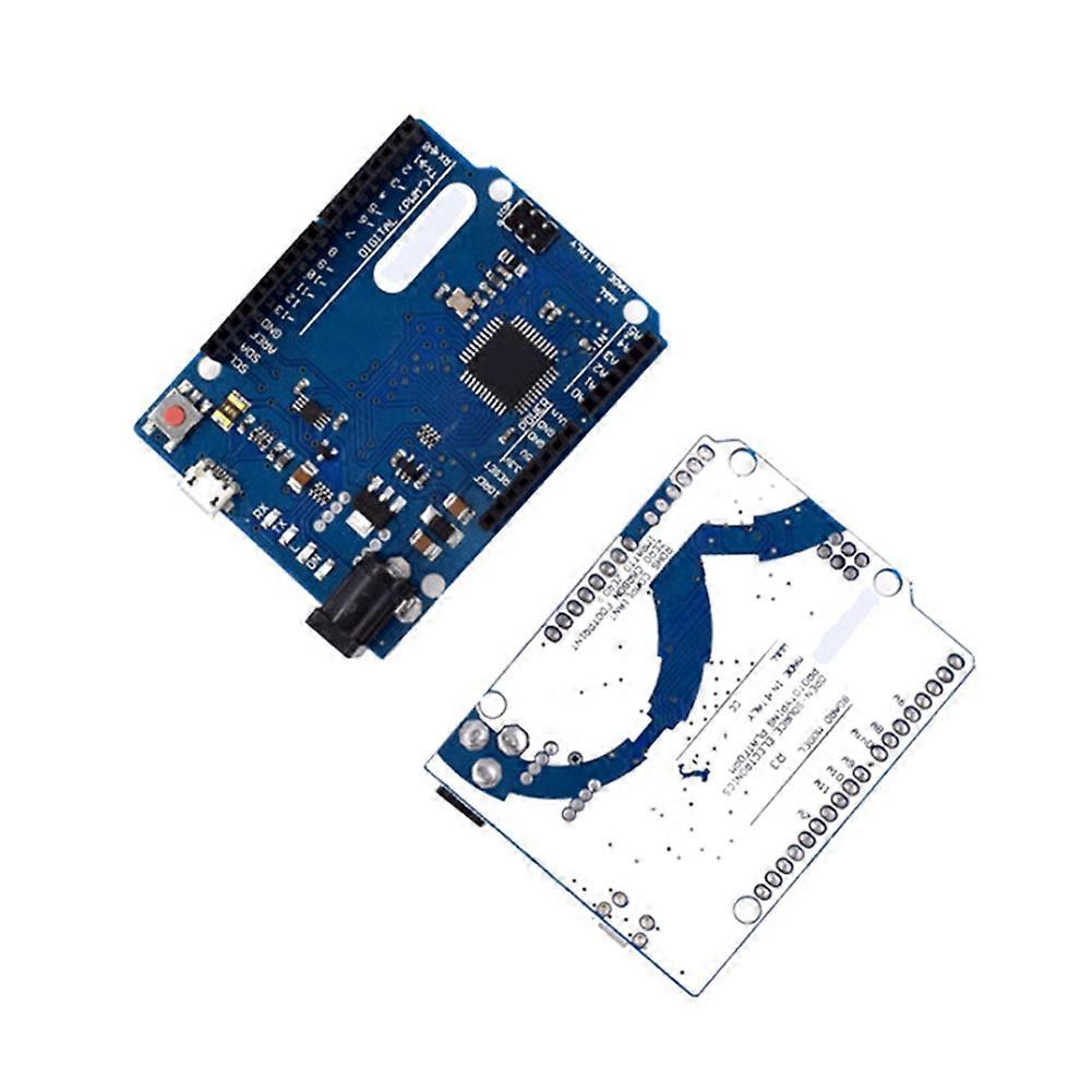 R3 Microcontroller ATmega32U4 Development Board Compatible with Arduino IDE DIY Kit for Robotics Prototyping Learning