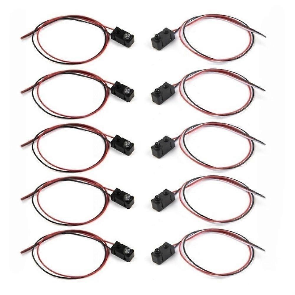 5pair for IR Break Beam Sensor LEDs Counting Module Split Distance Sensor Infrared Beam Sensor LED Counting Module