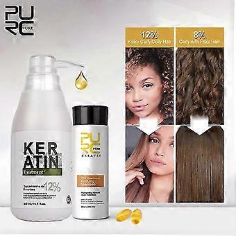Set trattamento alla cheratina brasiliana e shampoo purificante - 300 ml e 100 ml - Professionale