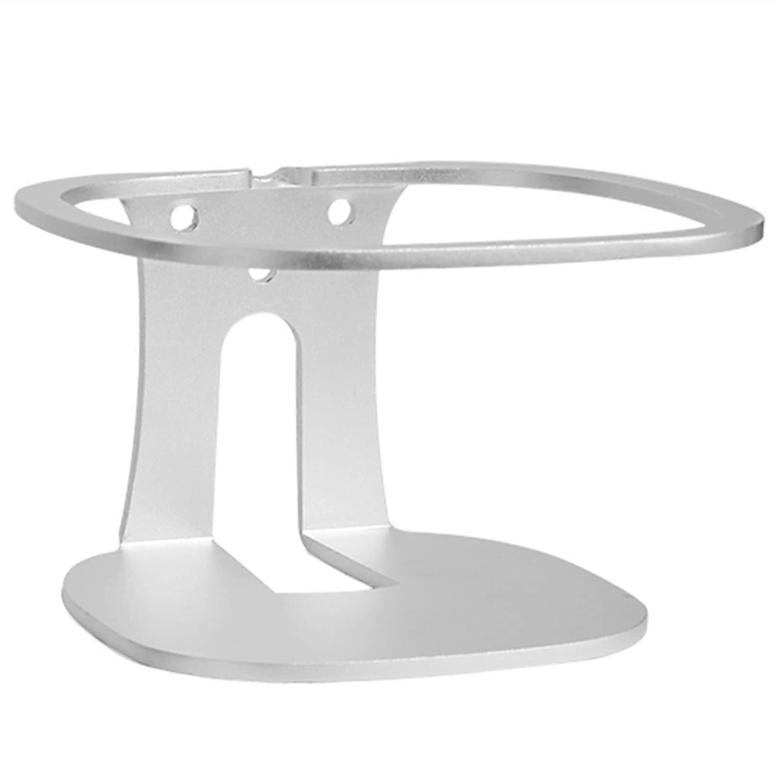 Speaker Wall Mount Bracket Silver Universal Metal Loudspeaker Hanger SpaceSaving Home Use