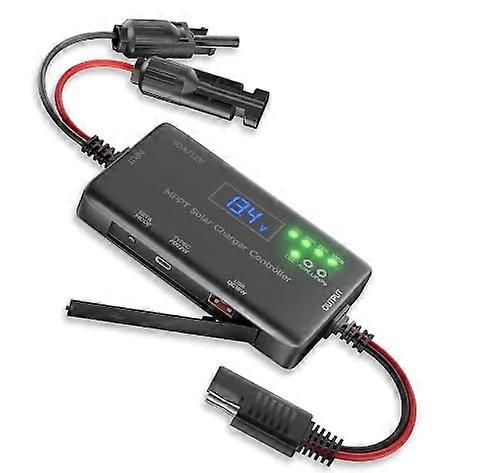 Solar Charge Controller 12V 24V LCD Display for Battery Charging and Solar Panel Systems